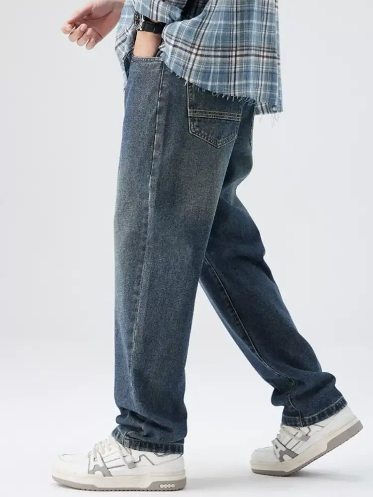 Men’s Wash Loose Fit Jeans