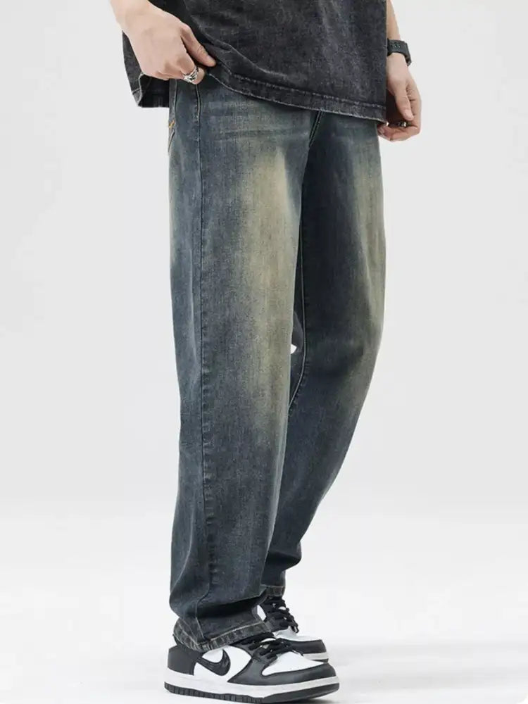 Men’s Wash Loose Fit Jeans