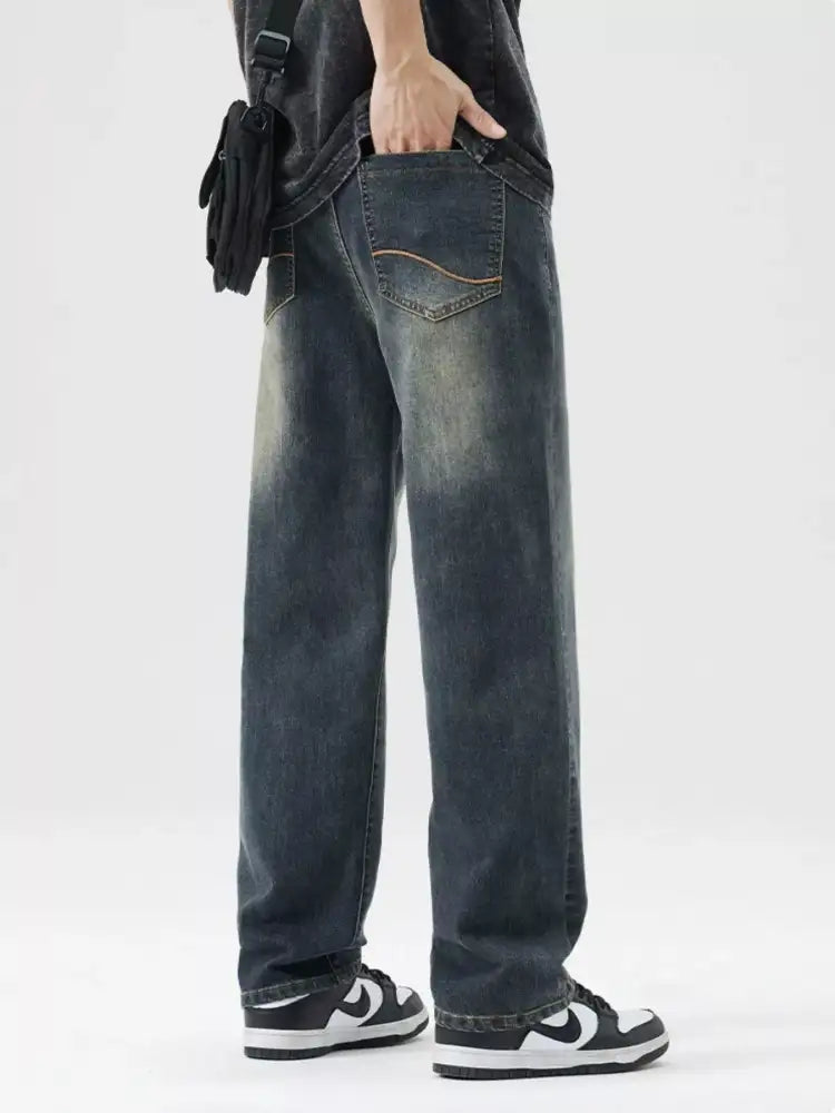 Men’s Wash Loose Fit Jeans