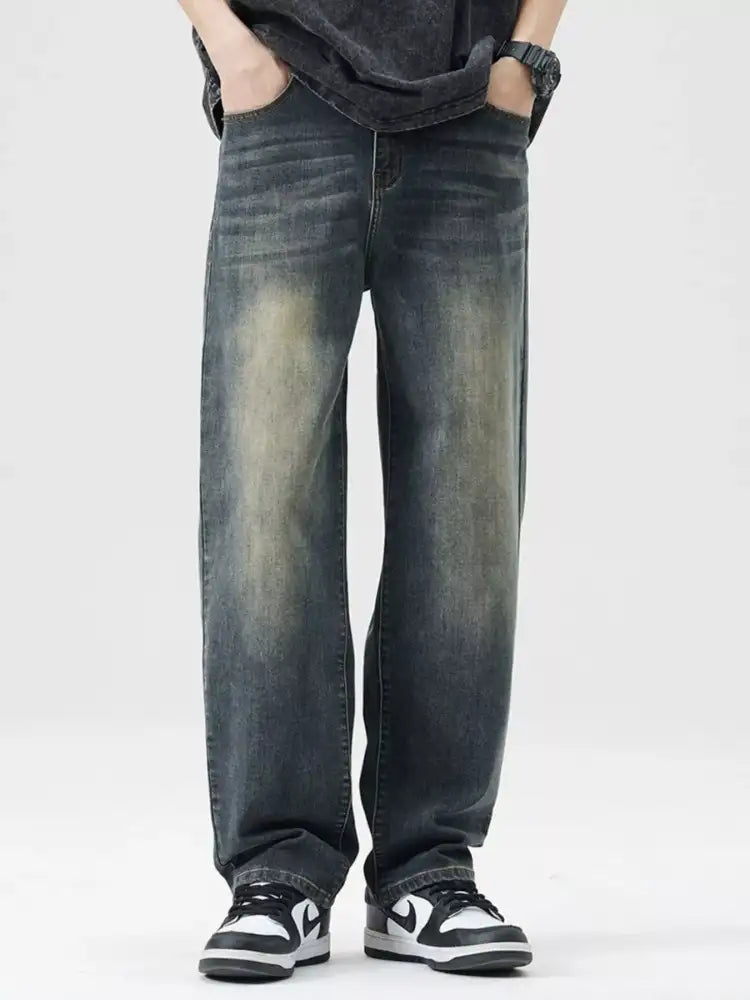 Men’s Wash Loose Fit Jeans