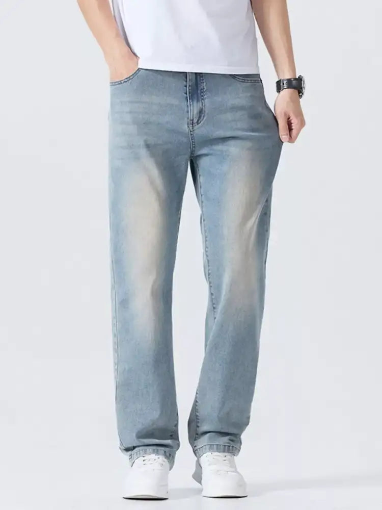 Men’s Wash Loose Fit Jeans