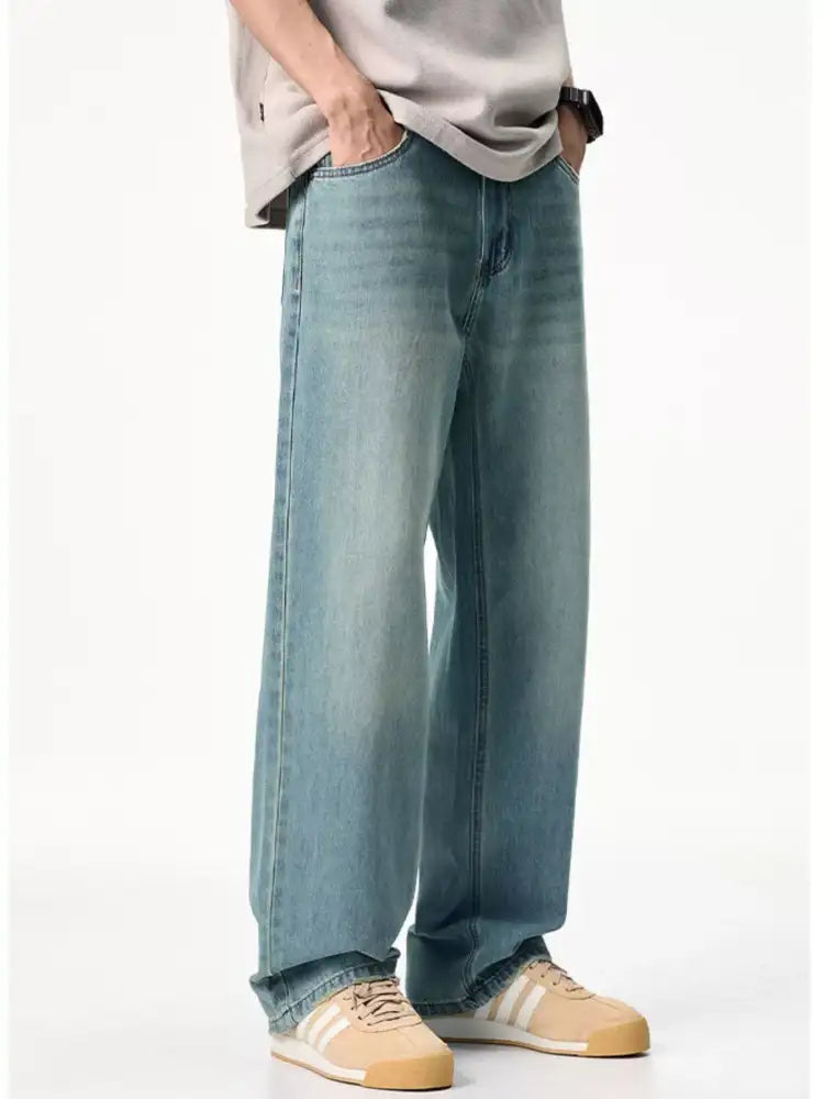 Men’s Wash Relaxed Fit Jeans
