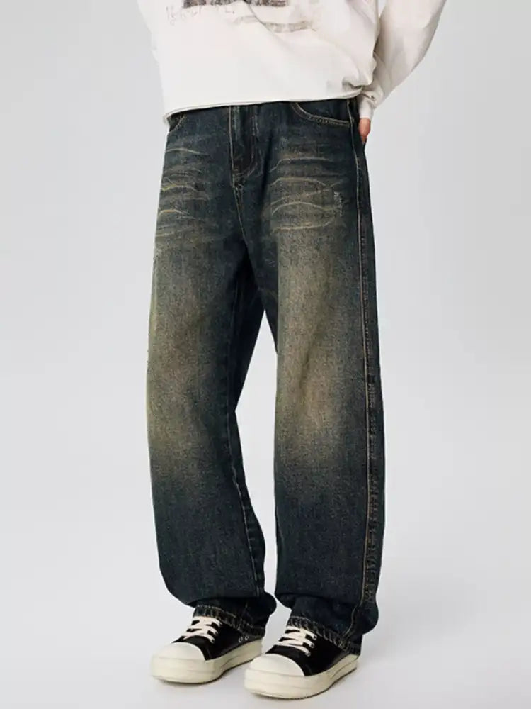 Men’s Wash Relaxed Fit Jeans