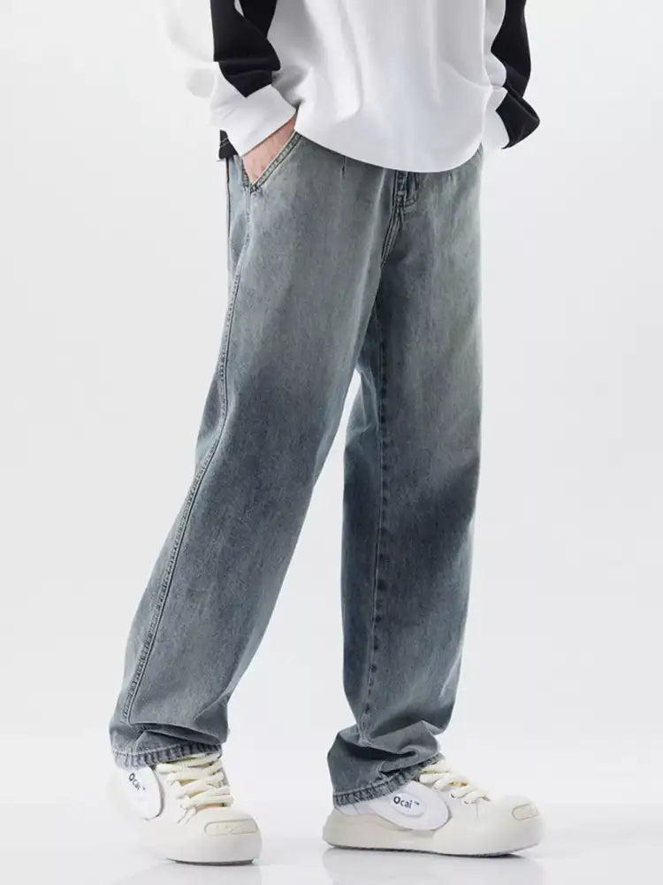 Men’s Wash Relaxed Fit Jeans