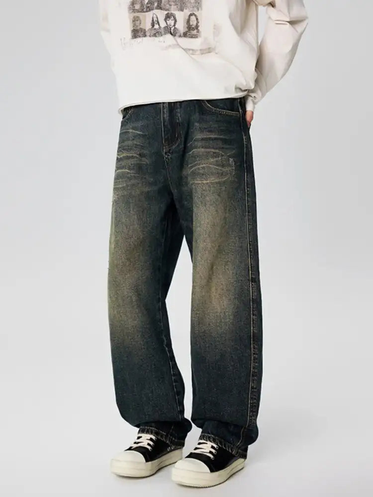Men’s Wash Relaxed Fit Jeans