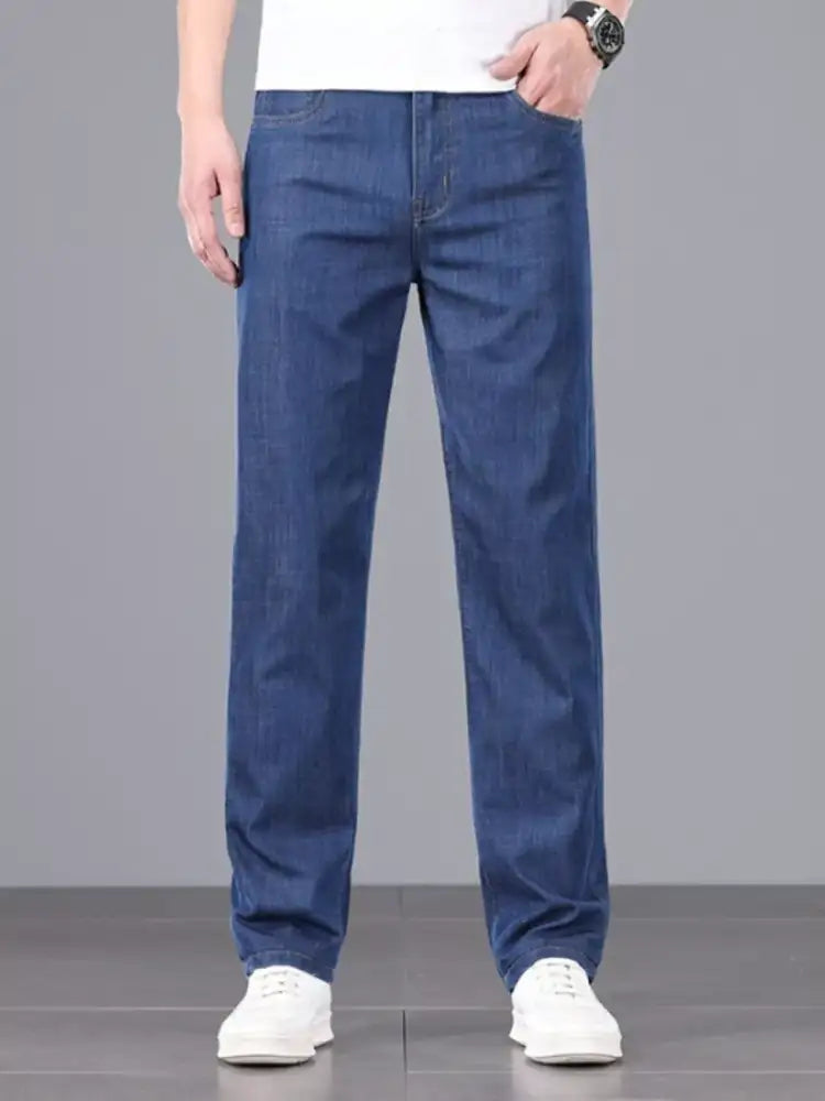 Men’s Wash Straight Leg Comfort Jeans