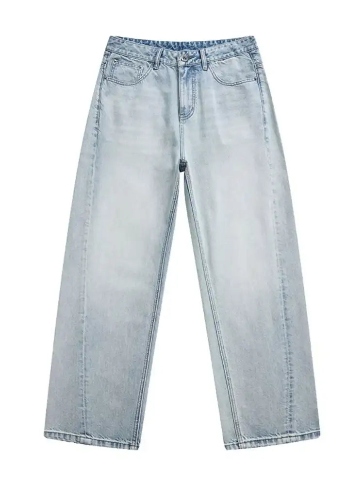 Men’s Wash Straight Leg Jeans