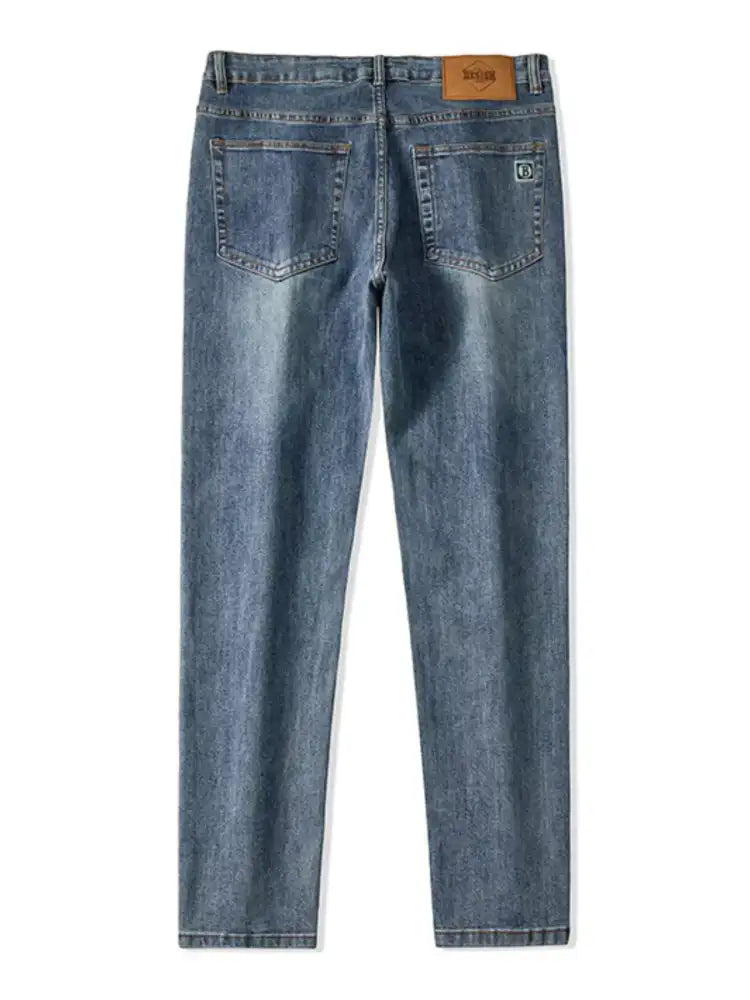 Men’s Wash Straight Leg Jeans