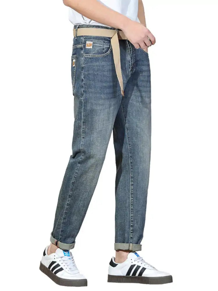 Men’s Wash Straight Leg Jeans