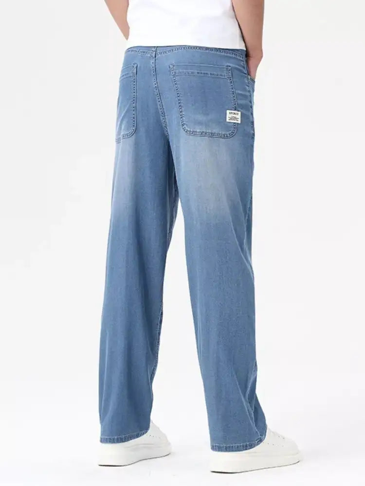 Men’s Wash Wide Leg Jeans