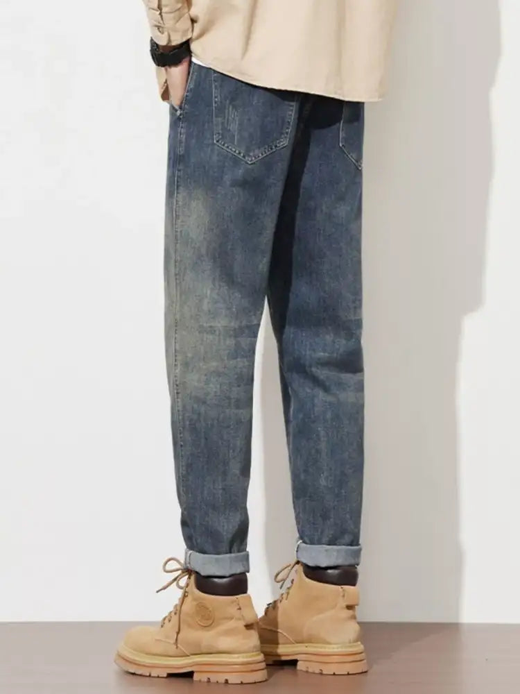Men’s Washed Loose Fit Jeans