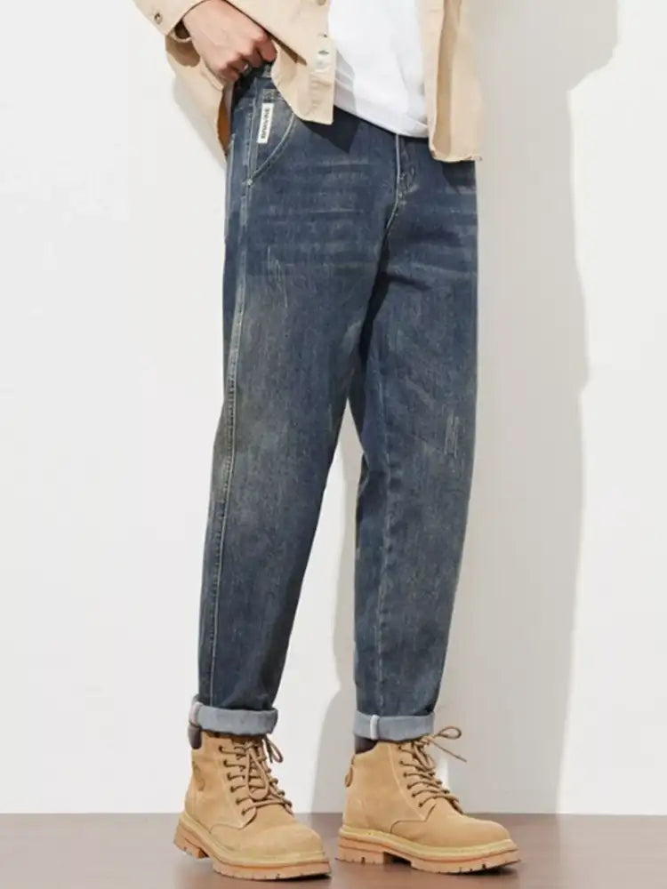 Men’s Washed Loose Fit Jeans