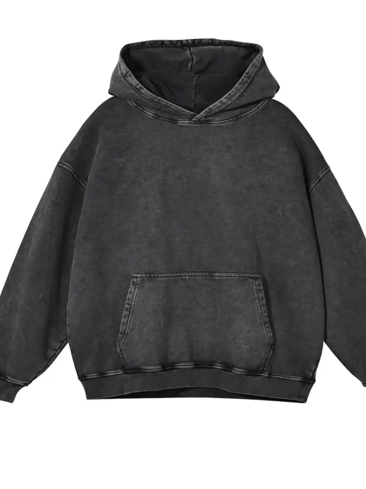 Men’s Washed Oversized Long Sleeve Hoodie