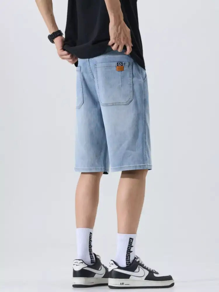 Men’s Washed Relaxed Fit Denim Shorts