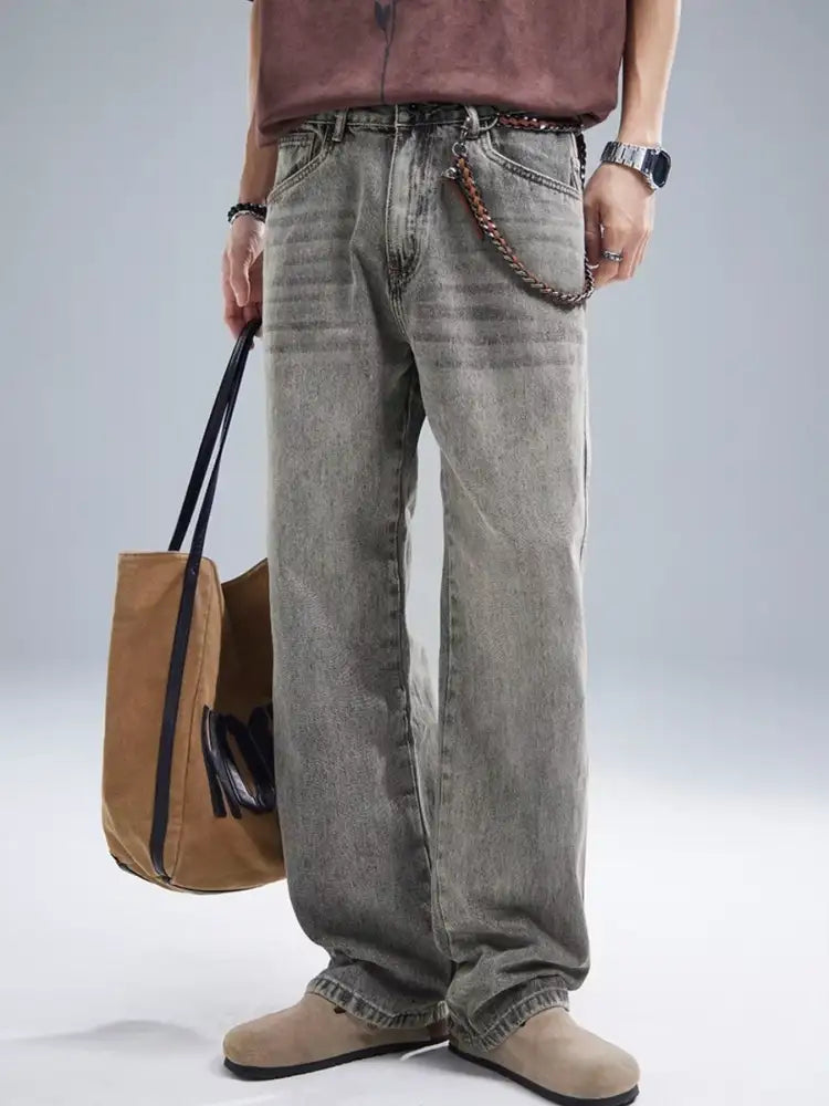 Men’s Washed Relaxed Fit Jeans