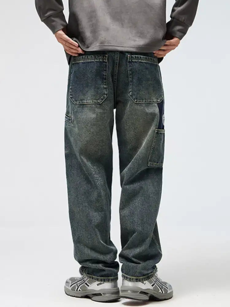 Men’s Washed Relaxed Fit Jeans