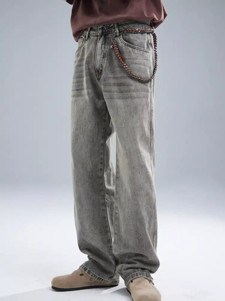 Men’s Washed Relaxed Fit Jeans