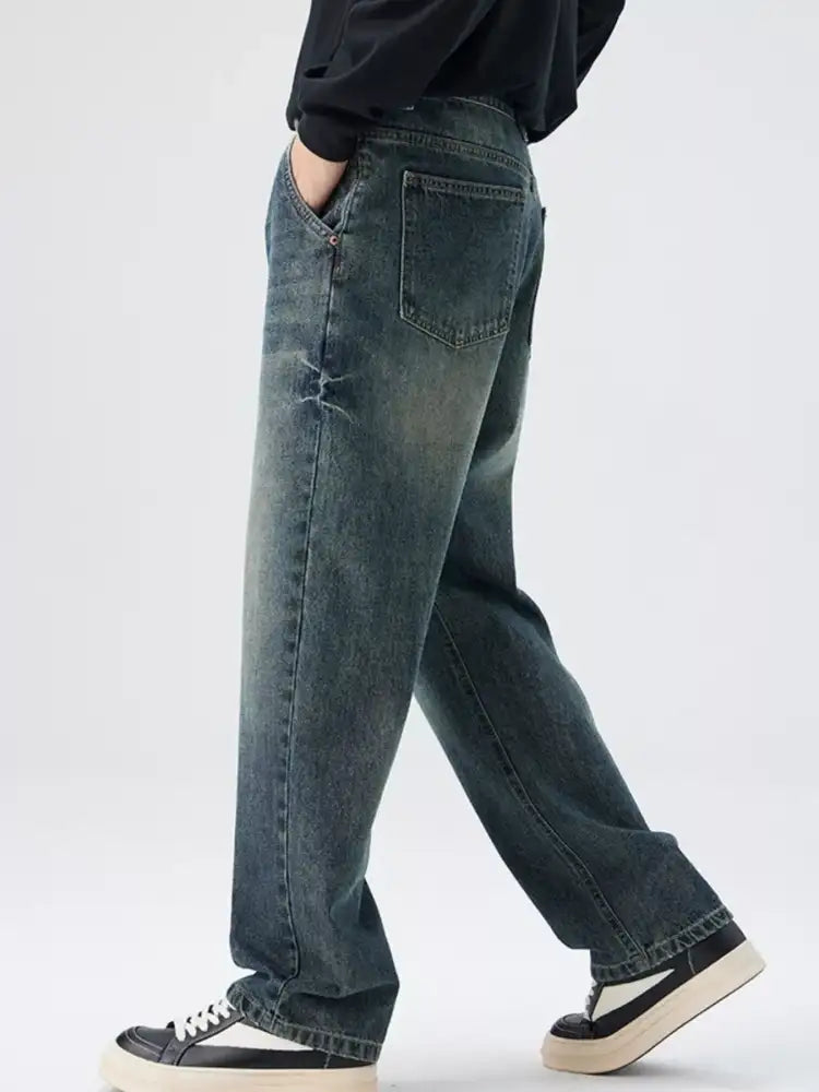 Men’s Washed Relaxed Fit Jeans