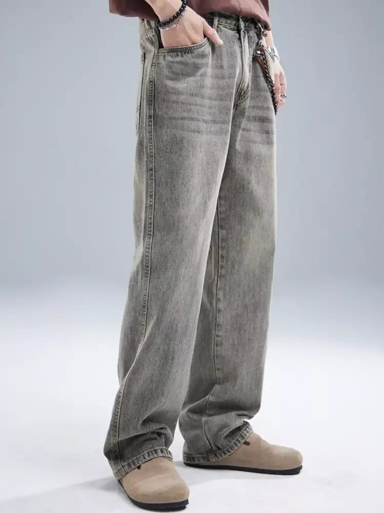 Men’s Washed Relaxed Fit Jeans
