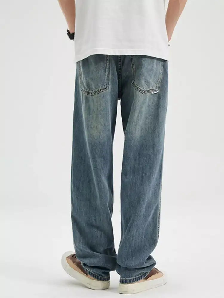 Men’s Washed Relaxed Fit Jeans