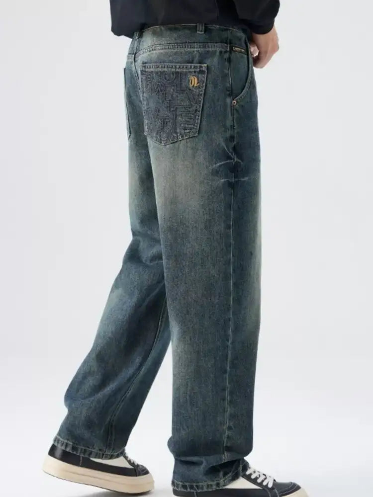 Men’s Washed Relaxed Fit Jeans