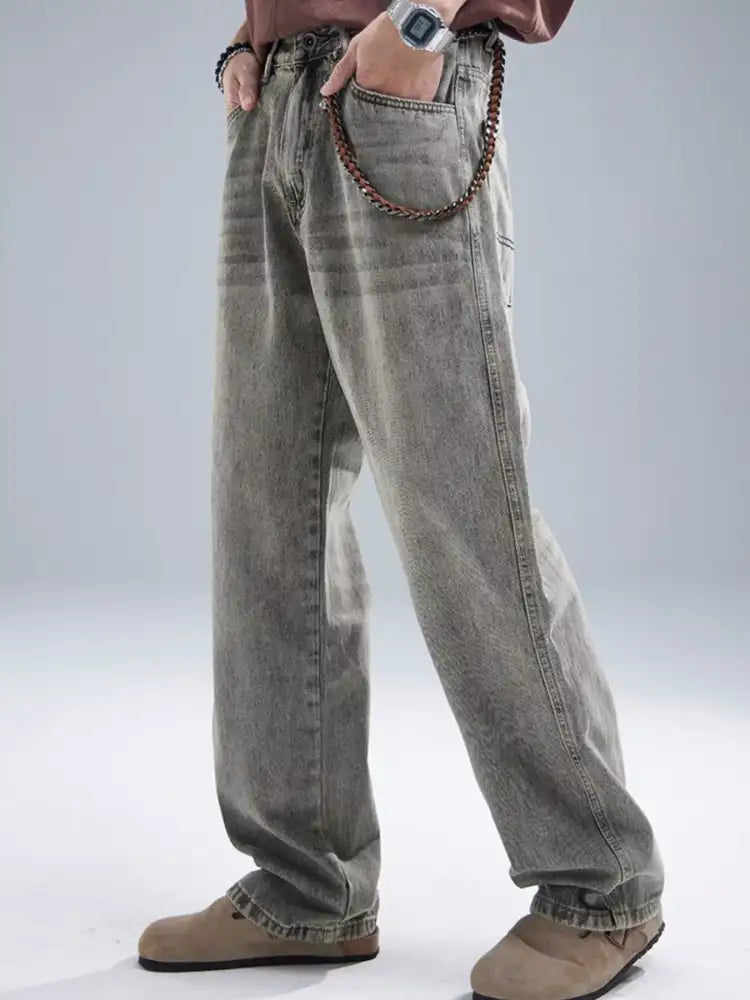 Men’s Washed Relaxed Fit Jeans