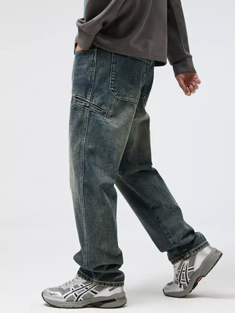 Men’s Washed Relaxed Fit Jeans