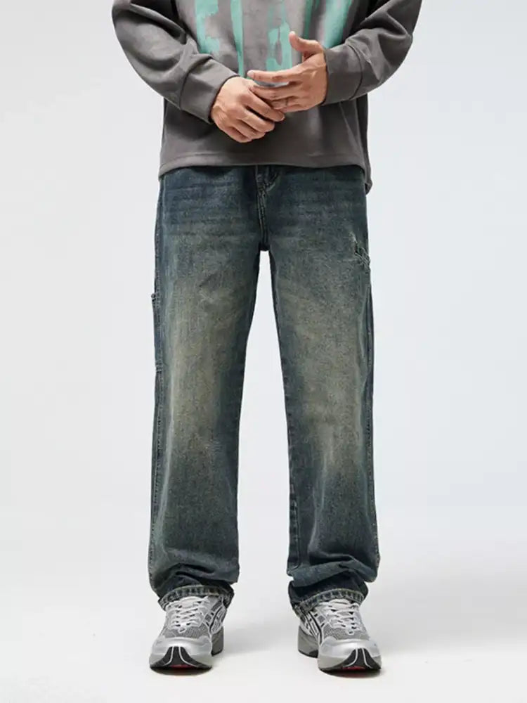 Men’s Washed Relaxed Fit Jeans