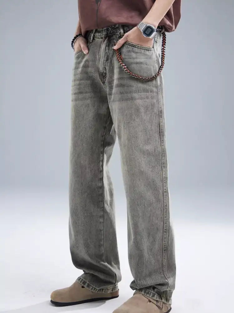 Men’s Washed Relaxed Fit Jeans