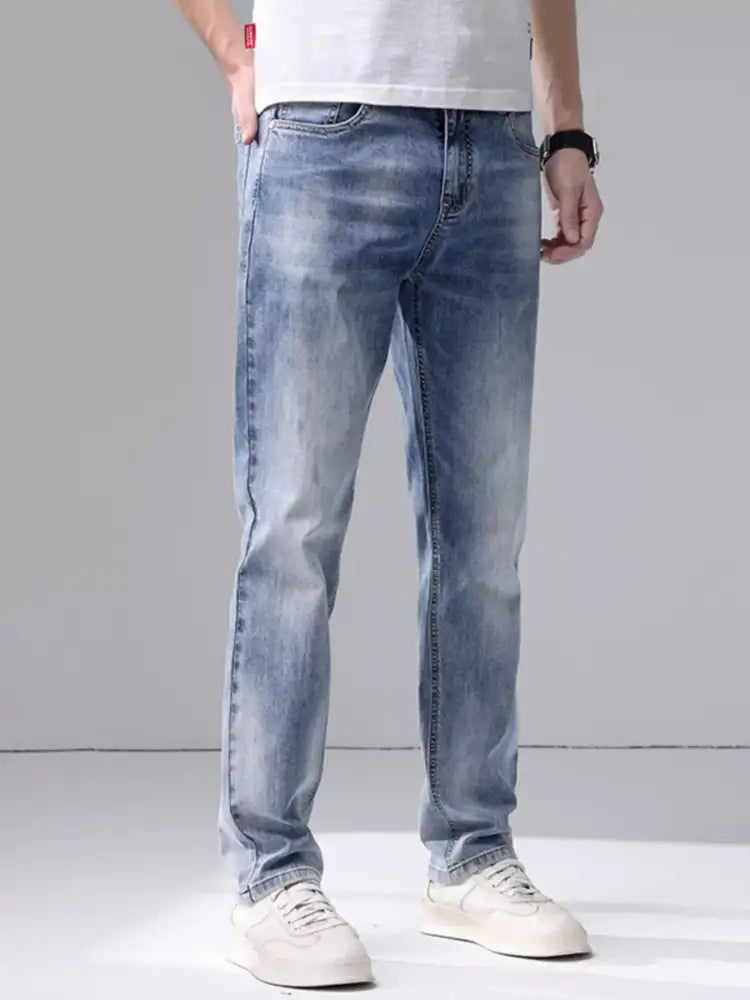 Men’s Washed Slim Fit Jeans