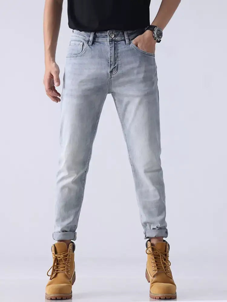 Men’s Washed Slim Fit Jeans