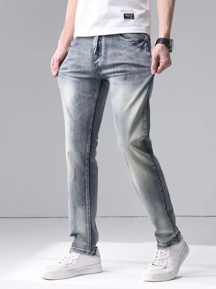 Men’s Washed Slim Fit Jeans
