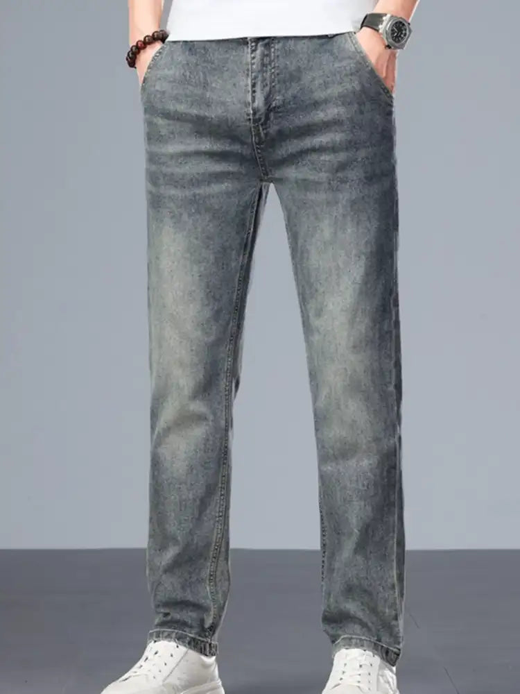 Men’s Washed Slim Fit Jeans