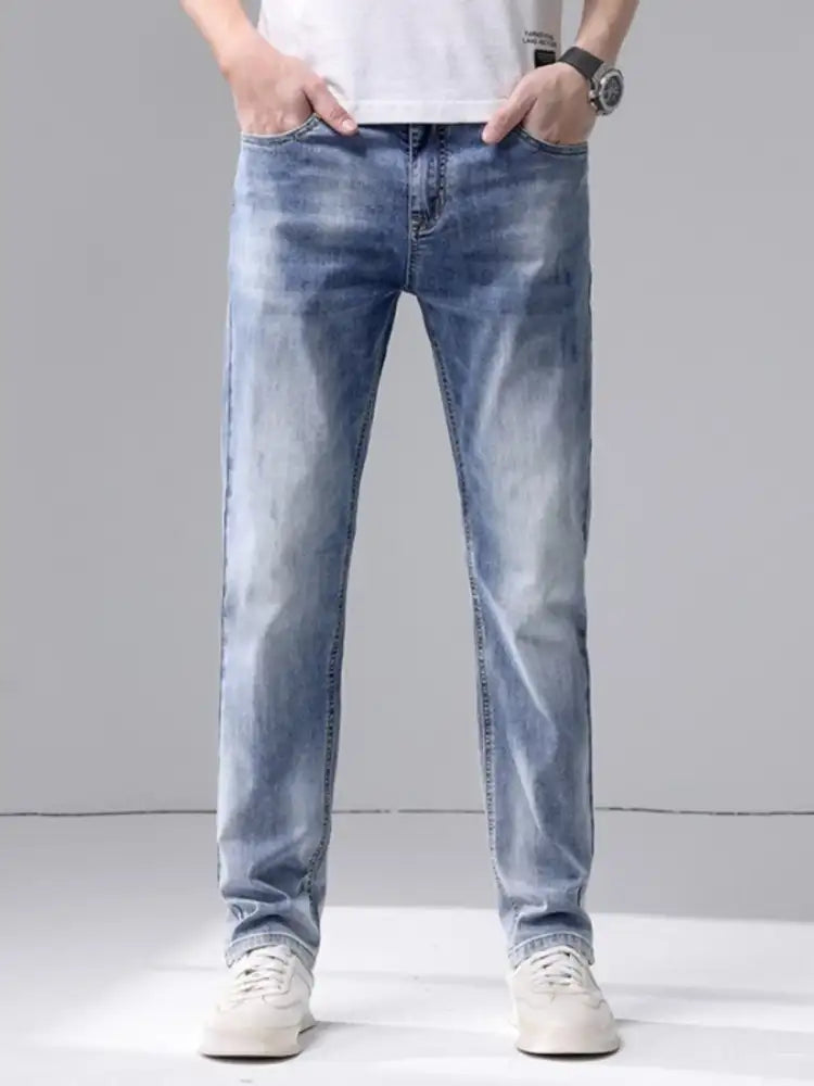 Men’s Washed Slim Fit Jeans