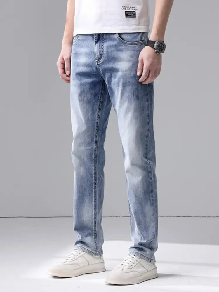 Men’s Washed Slim Fit Jeans