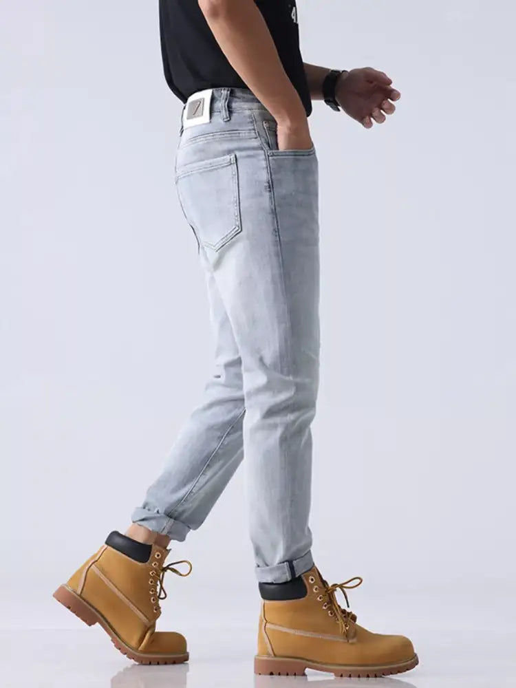 Men’s Washed Slim Fit Jeans