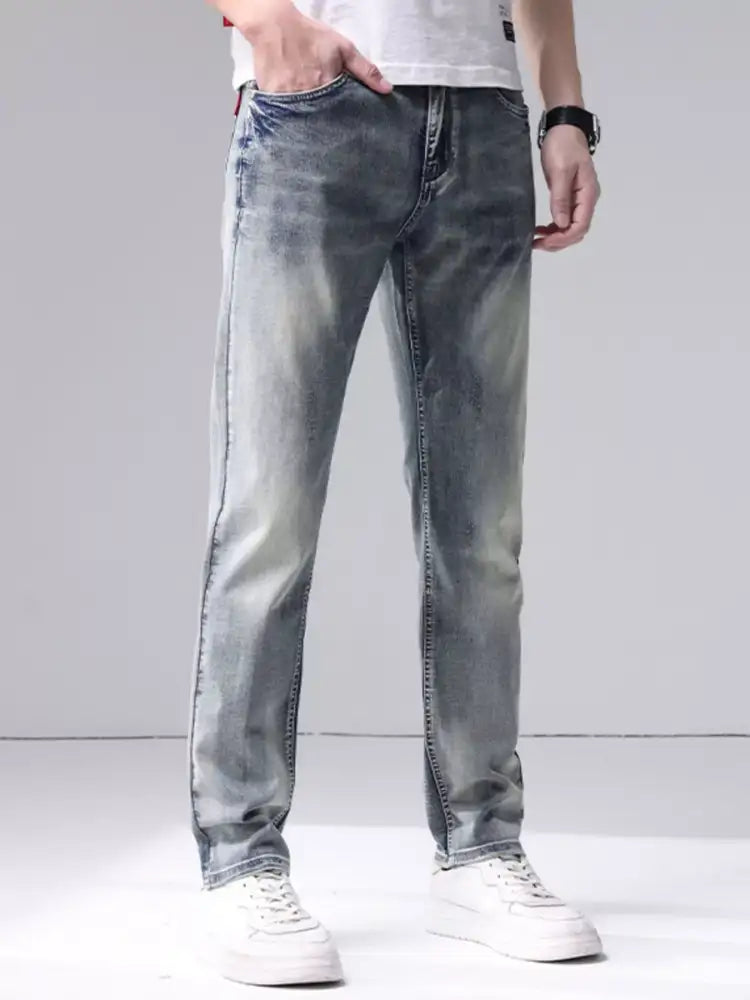 Men’s Washed Slim Fit Jeans
