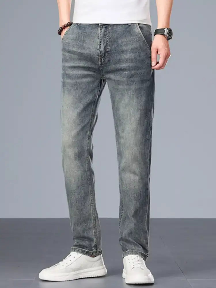 Men’s Washed Slim Fit Jeans