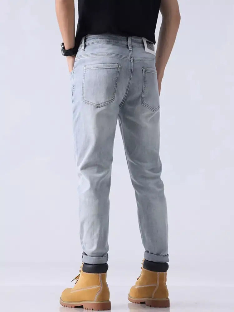 Men’s Washed Slim Fit Jeans