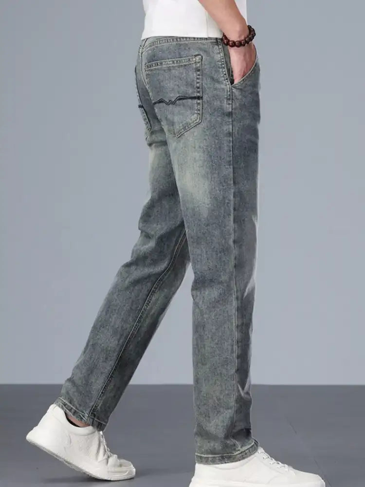 Men’s Washed Slim Fit Jeans