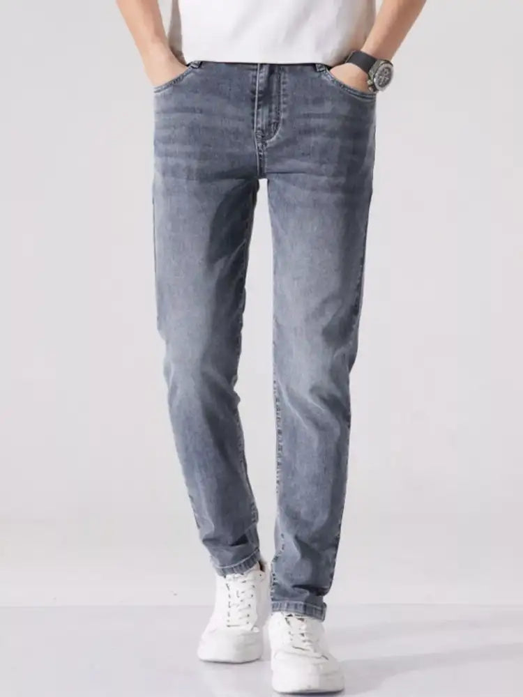 Men’s Washed Slim Fit Jeans
