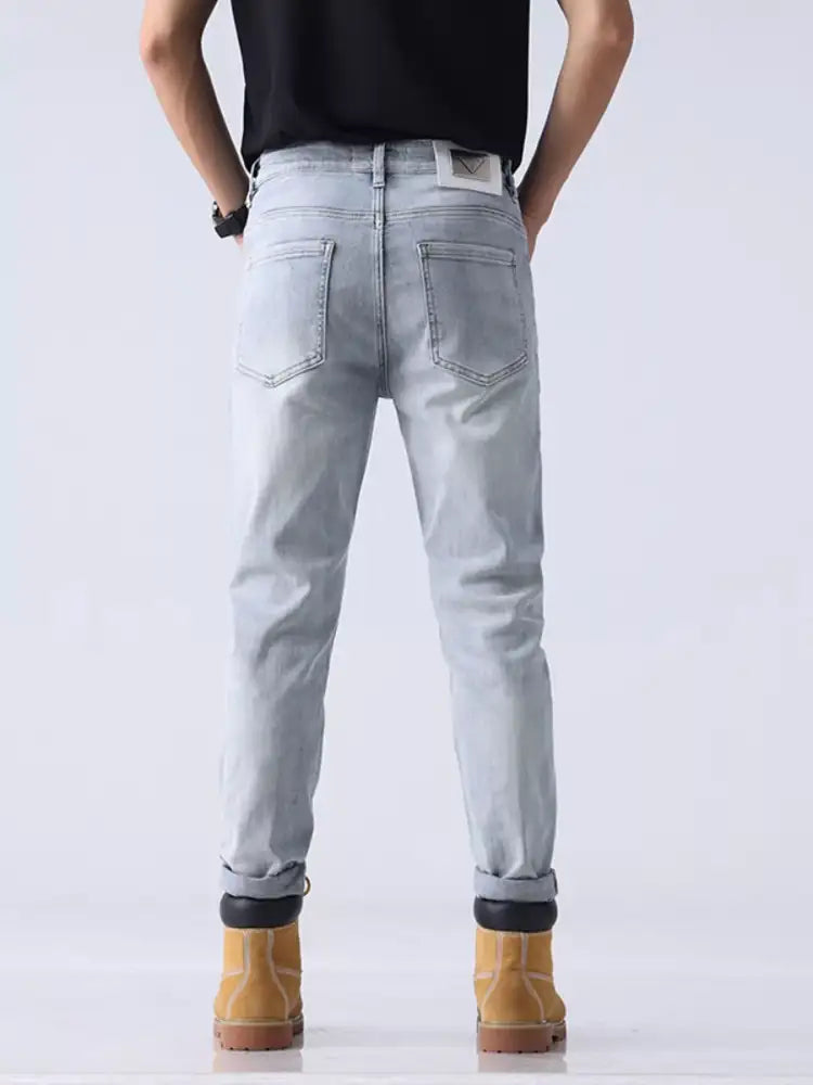 Men’s Washed Slim Fit Jeans