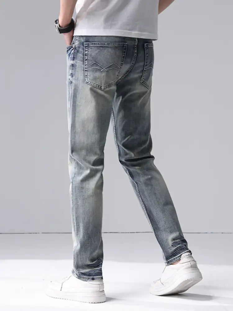 Men’s Washed Slim Fit Jeans