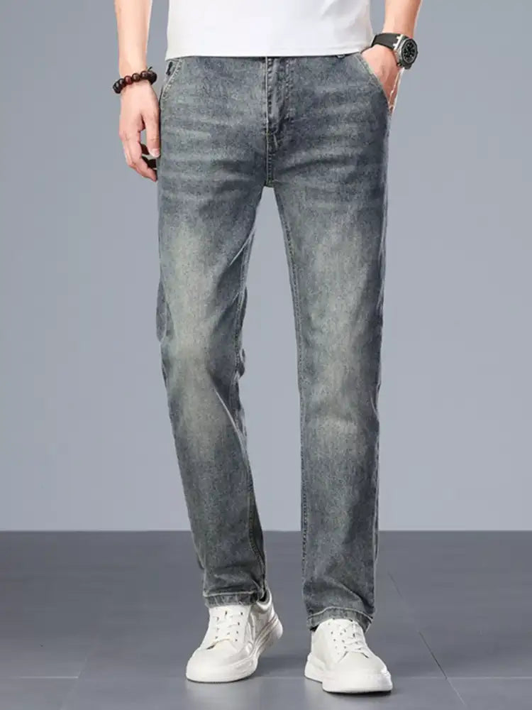 Men’s Washed Slim Fit Jeans