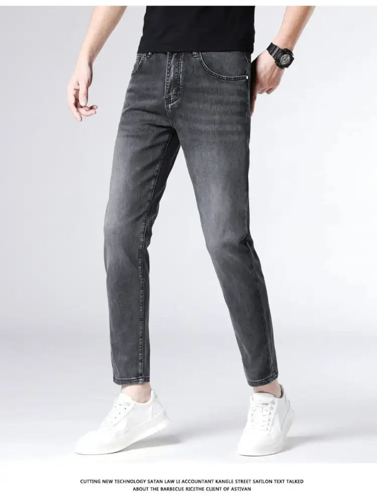 Men’s Washed Slim Fit Jeans