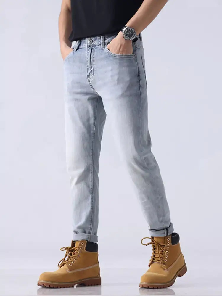 Men’s Washed Slim Fit Jeans