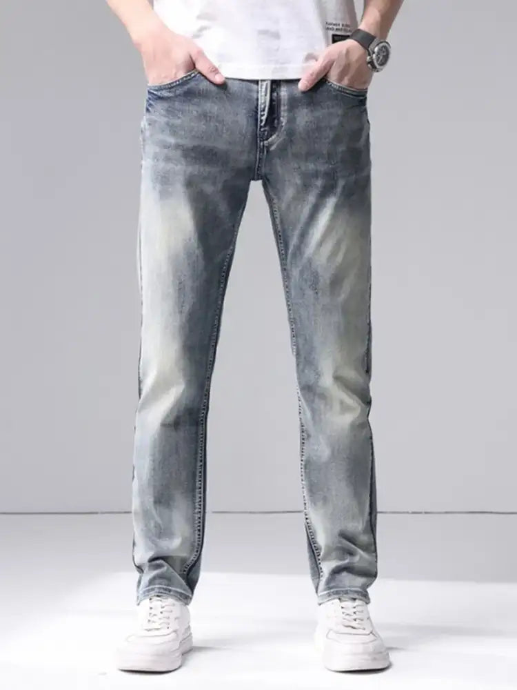 Men’s Washed Slim Fit Jeans