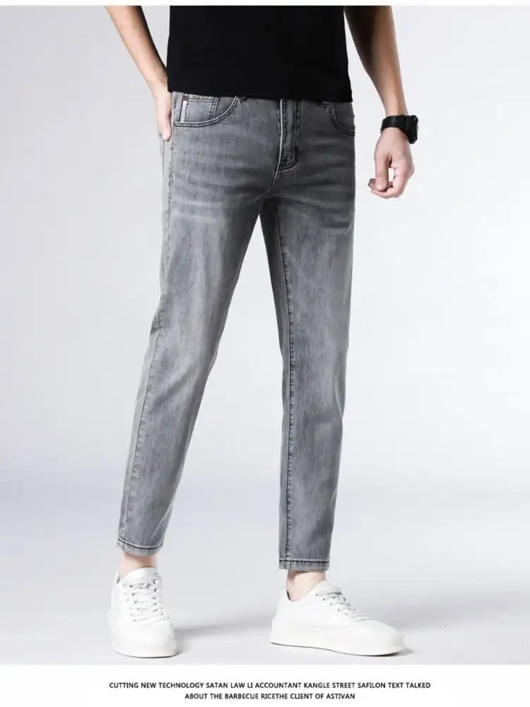 Men’s Washed Slim Fit Jeans