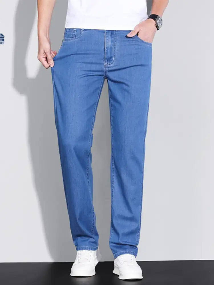 Men’s Washed Straight Fit Jeans