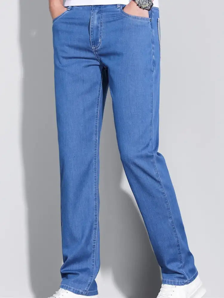 Men’s Washed Straight Fit Jeans